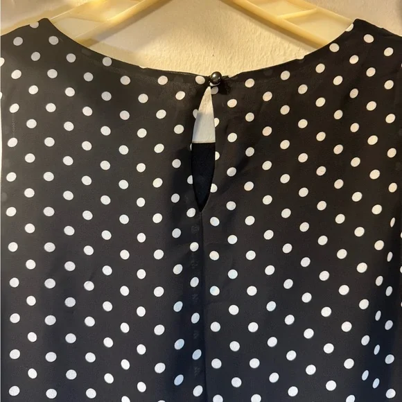 Forever 21 Black and White Polka Dot Sleeveless Camisole - Picture 6 of 6